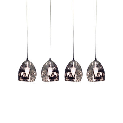 77-3696 WS19522-4 SOFT PENDANT SMOKEY GREY+ HOMELIGHTING