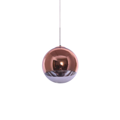 77-3706 SE3130-1-COP ALESSIA PENDANT COPPER-CLEAR GLASS 1Z1 HOMELIGHTING
