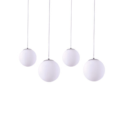 77-3714 SE1520-4 ALESSIA OPAL GLASS 2Φ15 & 2Φ20+ HOMELIGHTING