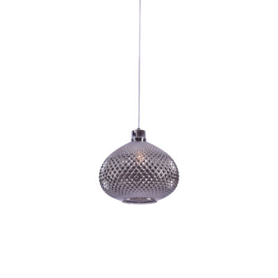 77-3739 SE4286-01 SM ILENIA PENDANT SMOKE GLASS E4 HOMELIGHTING