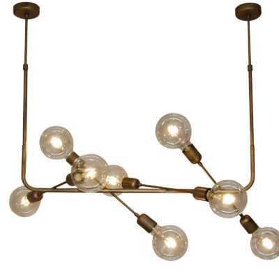 77-3806 HL-3524-8 ERIC OLD BRONZE & WHITE PENDANT HOMELIGHTING