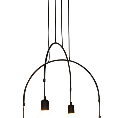 77-3822 HL-3527-4 EVERDINA BLACK PENDANT HOMELIGHTING