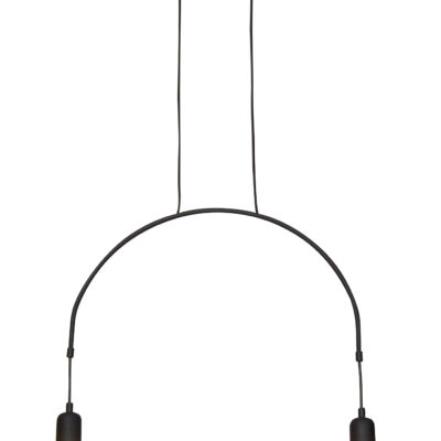 77-3824 HL-3528-2 EVERDINA BLACK PENDANT HOMELIGHTING