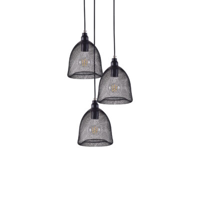 77-4350 SE 151-20-3 ZOLA PENDANT LAMP BLACK MAT+ HOMELIGHTING