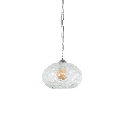 77-4379 877-30 CHLOE Φ30, TRASPARENT GLASS PENDANT 1Z2 HOMELIGHTING
