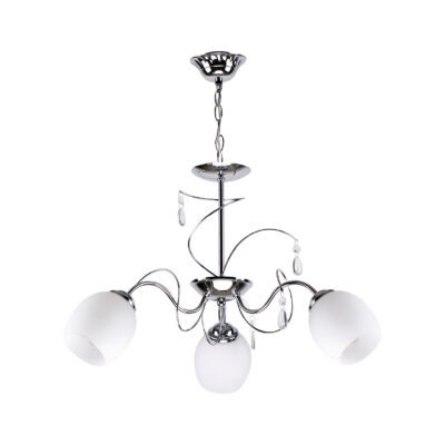 77-8083 KQ 2221/3 FERROW PENDANT CHROME-OPAL GLASS Ζ3 HOMELIGHTING