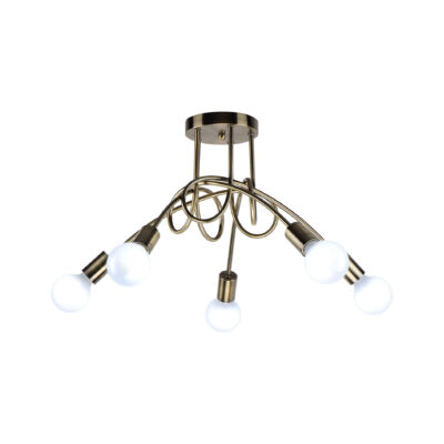 77-8090 KQ 2627/5 QUIRKY ANTIQUE BRONZE CEILING LAMP Z3 HOMELIGHTING