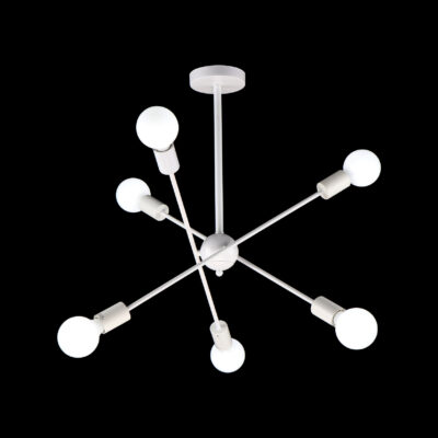77-8093 KQ 2629/6 GWEN WHITE PENDANT Δ4 HOMELIGHTING