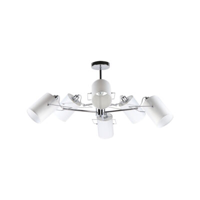 77-8101 KQ 2654/6 SHIRO CHROME AND WHITE PENDANT 1Ε3 HOMELIGHTING