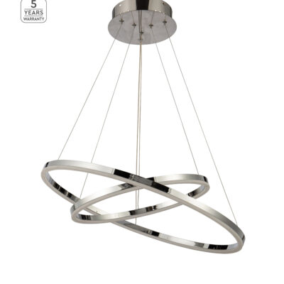77-8123 SE LED 60-40 OLYMPIC PENDANT CHROME Α5 HOMELIGHTING