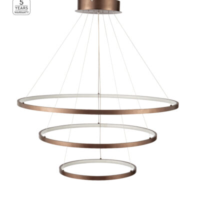 77-8131 SE LED 80-60-40 MORELLI PENDANT COFFEE BROWN Β5 HOMELIGHTING