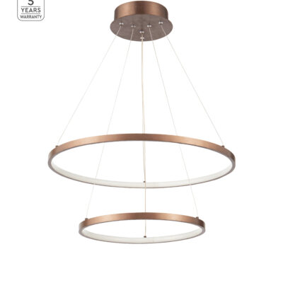 77-8132 SE LED 60-40 MORELLI PENDANT COFFEE BROWN Β5 HOMELIGHTING