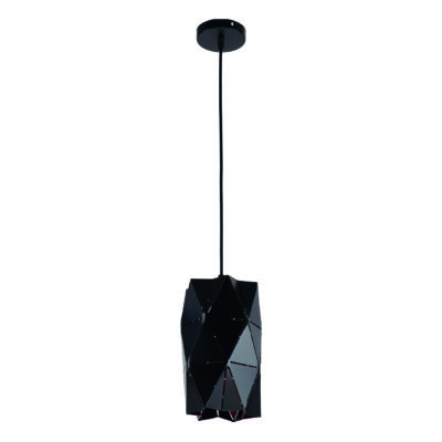 77-8189 KQ S0661-1A TANGRAM BLACK METAL PENDANT Γ4 HOMELIGHTING
