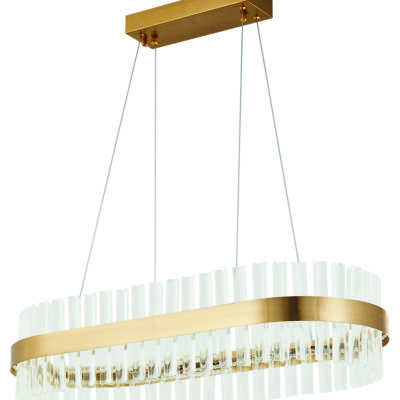 77-8213 M6612-800R TORRENT BRUSHED GOLD PENDANT 1B3 HOMELIGHTING