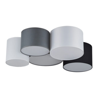 77-8231 SE21-WGBB-100 COZY WHITE,GREY,BROWN & BLACK SHADES Γ1 HOMELIGHTING