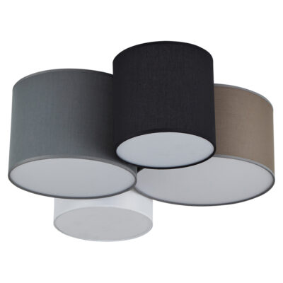 77-8233 SE21-WGBB-90 COZY WHITE,GREY,BROWN & BLACK SHADES Γ1 HOMELIGHTING