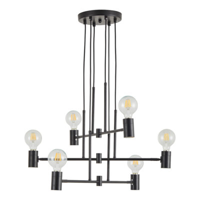 77-8250 SE21-BL-100 ADEPT BLACK METAL PENDANT Γ4 HOMELIGHTING