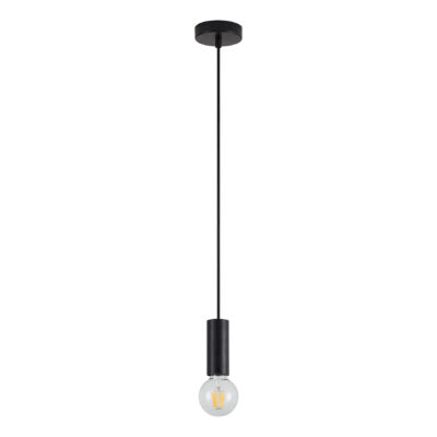 77-8266 SE21-BL-4 ADEPT TUBE BLACK PENDANT B1 HOMELIGHTING