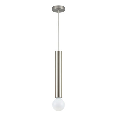 77-8268 SE21-NM-5 ADEPT TUBE NICKEL MATT Ε27+GU10 PENDANT B1 HOMELIGHTING