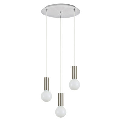 77-8389 SE21-NM-4-3NM ADEPT TUBE Nickel Matt Pendant+ HOMELIGHTING