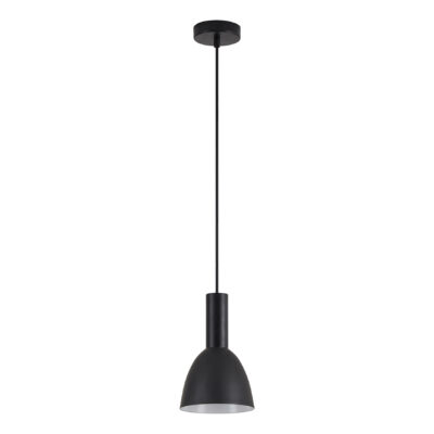 77-8547 SE21-BL-4-MS2 ADEPT TUBE Black Pendant Black Metal Shade+ HOMELIGHTING