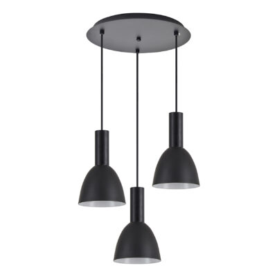 77-8551 SE21-BL-4-3BL-MS2 ADEPT TUBE Black Pendant Black Metal Shade+ HOMELIGHTING