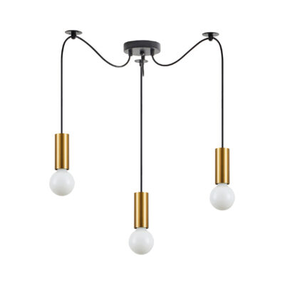 77-8569 SE21-GM-4-BL3 ADEPT TUBE Gold Matt Pendant+ HOMELIGHTING