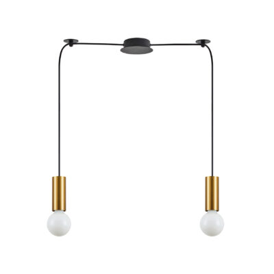 77-8570 SE21-GM-4-BL2 ADEPT TUBE Gold Matt Pendant+ HOMELIGHTING