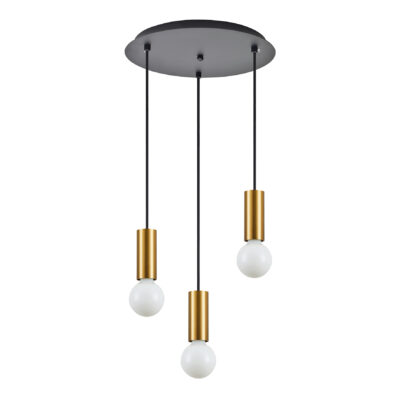 77-8571 SE21-GM-4-3BL ADEPT TUBE Gold Matt Pendant+ HOMELIGHTING