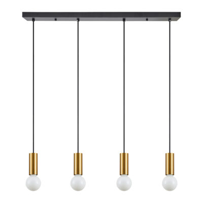 77-8573 SE21-GM-4-4BL ADEPT TUBE Gold Matt Pendant+ HOMELIGHTING