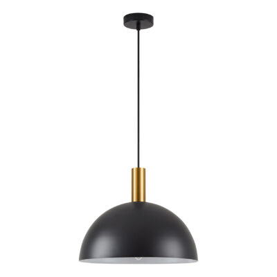 77-8588 SE21-GM-4-MS40 ADEPT TUBE Gold Matt Pendant Black Metal Shade+ HOMELIGHTING