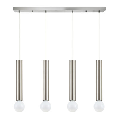 77-8664 SE21-NM-5-4NM ADEPT TUBE NICKEL MAT Nickel Matt Pendant+ HOMELIGHTING