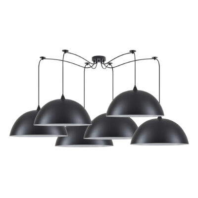 77-8722 SE21-BL-B10-BL6-MS50 ADEPT PENDANT Black Metal Pendant+ HOMELIGHTING