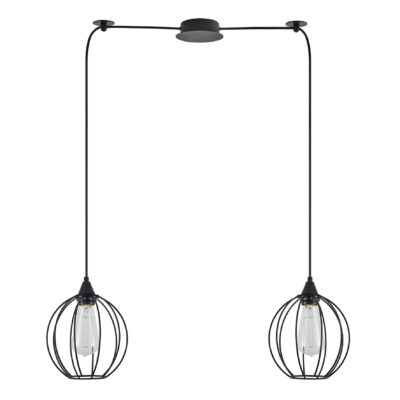 77-8756 SE21-BL-B10-BL2-GR2 ADEPT PENDANT Black Metal Grid Pendant+ HOMELIGHTING