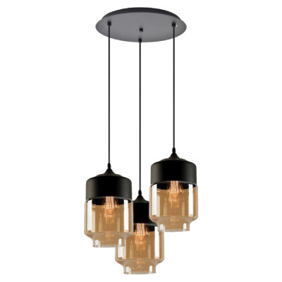 77-8789 SE21-HN-18-30-3BL+ GABY Honey Glass Pendant+ HOMELIGHTING