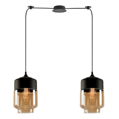 77-8794 SE21-HN-18-30-BL2+ GABY Honey Glass Pendant+ HOMELIGHTING