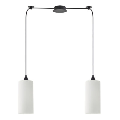 77-9000 SE21-BL-4-BL2-GL3 ADEPT TUBE Pendant White Glass+ HOMELIGHTING