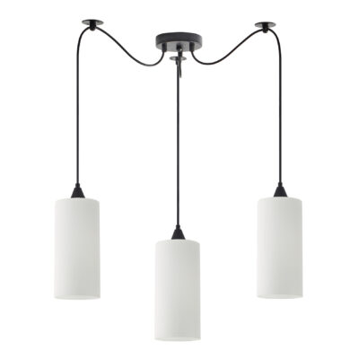 77-9001 SE21-BL-4-BL3-GL3 ADEPT TUBE  Pendant White Glass+ HOMELIGHTING