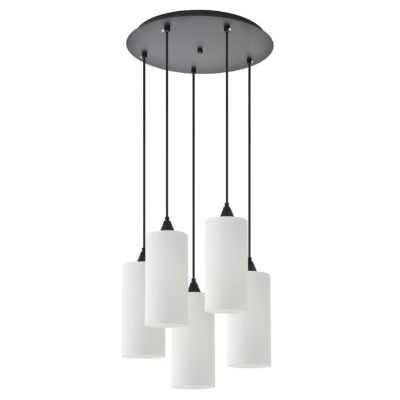 77-9005 SE21-BL-4-5BL-GL3 ADEPT TUBE  Pendant White Glass+ HOMELIGHTING