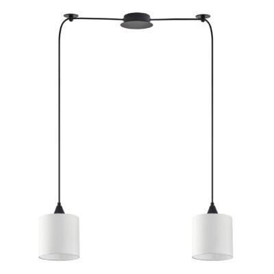 77-9012 SE21-BL-B10-BL2-SH1 ADEPT PENDAT White Shade Pendant+ HOMELIGHTING