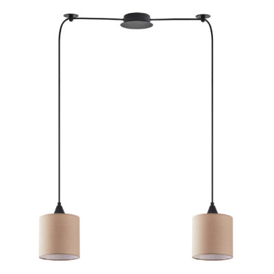 77-9014 SE21-BL-B10-BL2-SH3 ADEPT PENDANT Brown Shade Pendant+ HOMELIGHTING