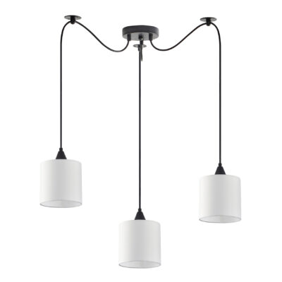 77-9015 SE21-BL-B10-BL3-SH1 ADEPT PENDANT White Shade Pendant + HOMELIGHTING
