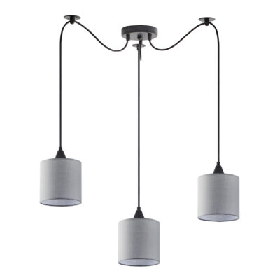 77-9016 SE21-BL-B10-BL3-SH2 ADEPT PENDANT Grey Shade Pendanr+ HOMELIGHTING