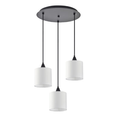 77-9018 SE21-BL-B10-BL3-SH1 ADEPT PENDANT White Shade Pendant+ HOMELIGHTING