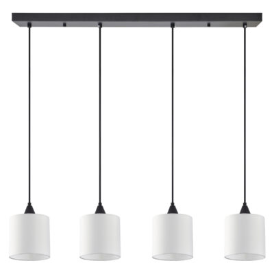 77-9021 SE21-BL-B10-4BL-SH1 ADEPT PENDANT White Shade Pendant+ HOMELIGHTING