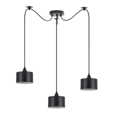 77-9038 SE21-BL-B10-BL3-MS1 ADEPT PENDANT Black Metal Shade+ HOMELIGHTING