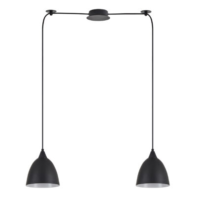 77-9044 SE21-BL-B10-BL2-MS2 ADEPT PENDAT Black Metal Shade + HOMELIGHTING
