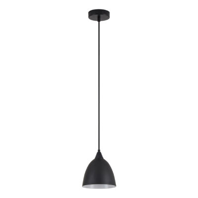 77-9045 SE21-BL-B10-MS2 ADEPT PENDANT Black Metal Shade + HOMELIGHTING