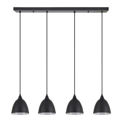 77-9048 SE21-BL-B10-4BL-MS2 ADEPT PENDANT Black Metal Shade + HOMELIGHTING