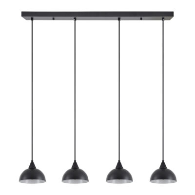 77-9056 SE21-BL-B10-4BL-MS3 ADEPT PENDANT Black Metal Shade + HOMELIGHTING